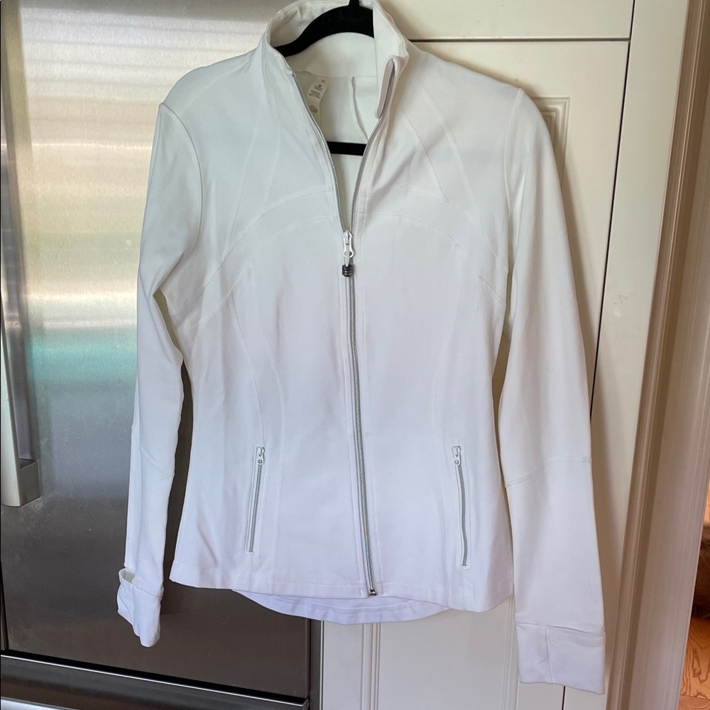 Lululemon Define athletica White Full-Zip Lightweight Jacket